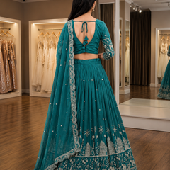 Girls Lehenga Choli Ethnic Wear Embellished Lehenga