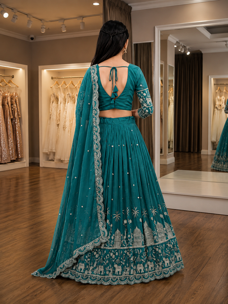 Girls Lehenga Choli Ethnic Wear Embellished Lehenga
