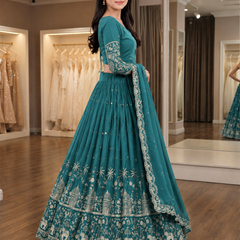 Girls Lehenga Choli Ethnic Wear Embellished Lehenga