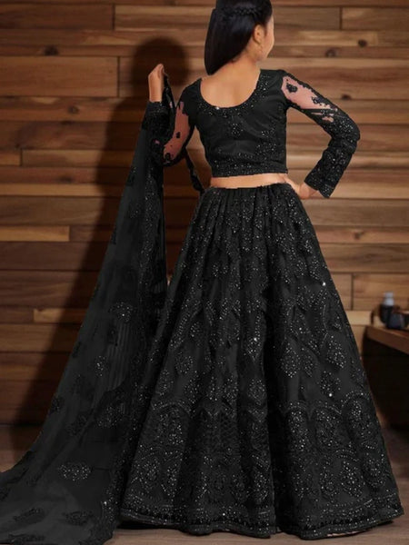 Girls Lehenga Choli Ethnic Wear Embellished Lehenga