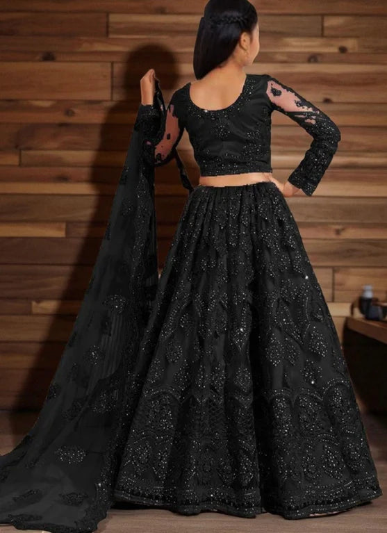Girls Lehenga Choli Ethnic Wear Embellished Lehenga