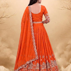 Girls Lehenga Choli Ethnic Wear Embellished Lehenga