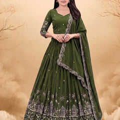 Girls Lehenga Choli Ethnic Wear Embellished Lehenga