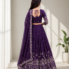 Girls Lehenga Choli Ethnic Wear Embellished Lehenga