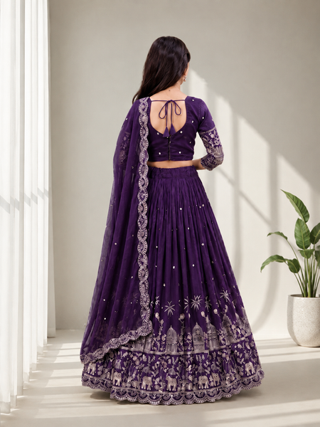 Girls Lehenga Choli Ethnic Wear Embellished Lehenga