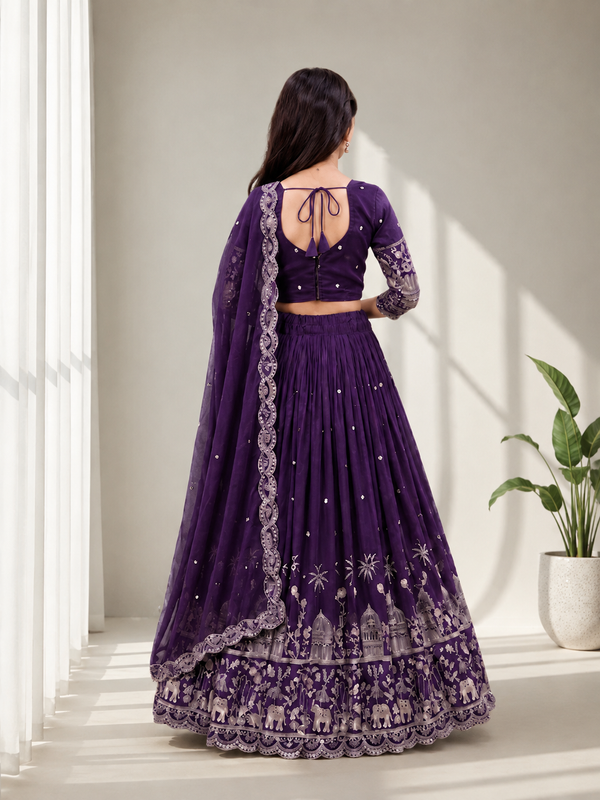 Girls Lehenga Choli Ethnic Wear Embellished Lehenga