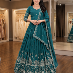 Girls Lehenga Choli Ethnic Wear Embellished Lehenga