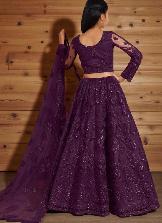 Girls Lehenga Choli Ethnic Wear Embellished Lehenga