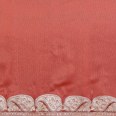 Orange Sitara Gota Patti Embroidered Designer Saree